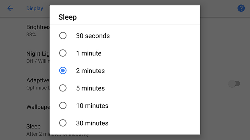 Put your phone to sleep as soon as possible. (Image: Screenshot)